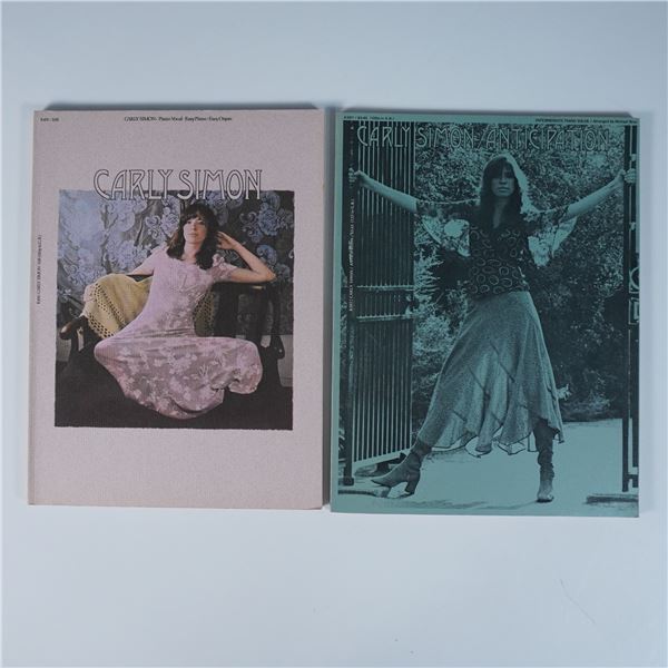 2 Carly Simon Sheet Music Books, Piano & Vocal