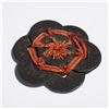 Image 1 : Qing Dynasty Coin Cluster Ornament with Traditional Red Cord Binding