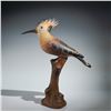 Image 1 : Italian Porcelain Hoopoe Bird Sculpture