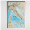 Image 1 : Framed National Geographic Italy Map, 1995