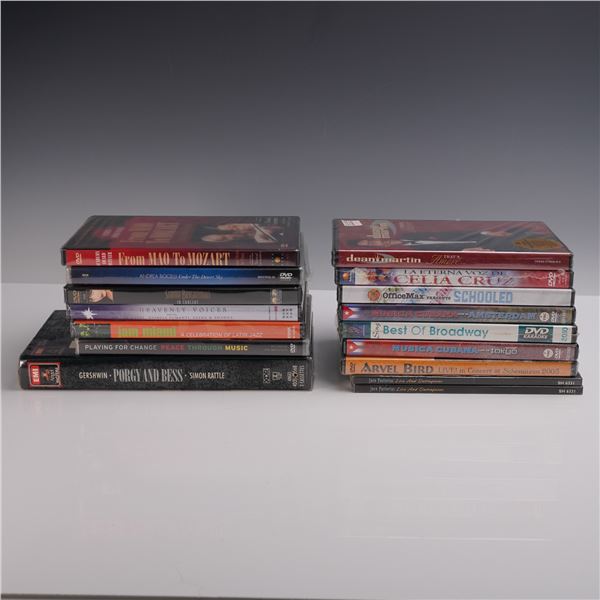16pc Music & Performance DVD Collection