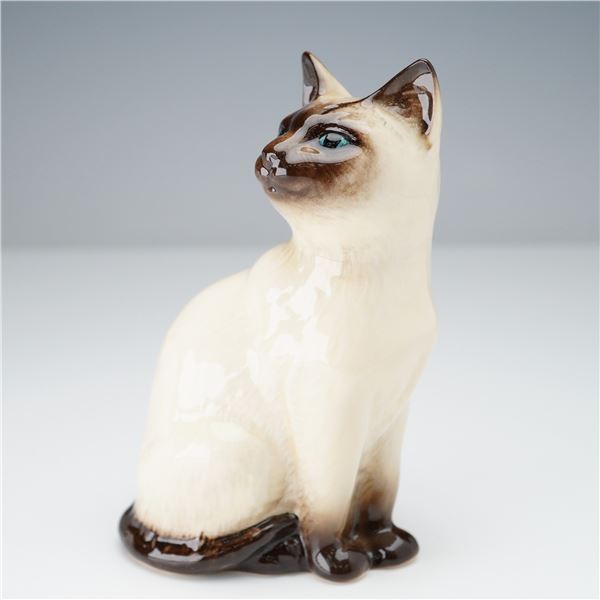 Royal Doulton Porcelain Figurine, Siamese Cat Seated DA129