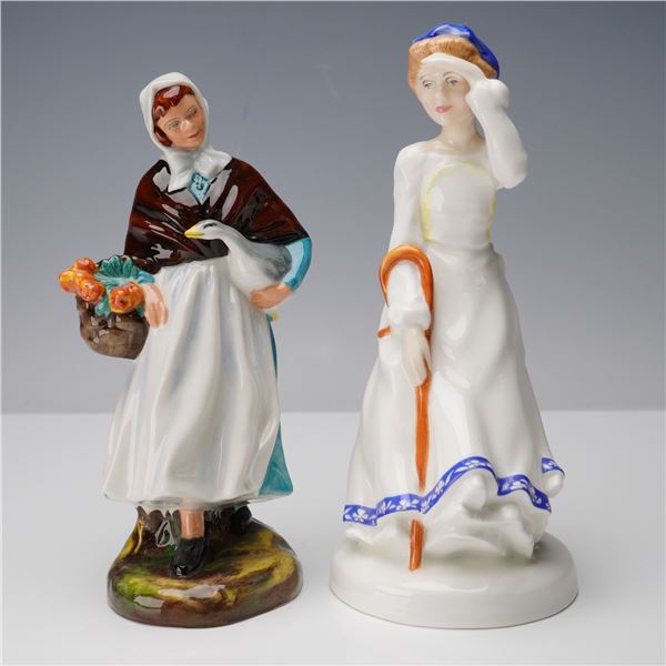 2pc Royal Doulton Figurines, HN3030 & HN1991A