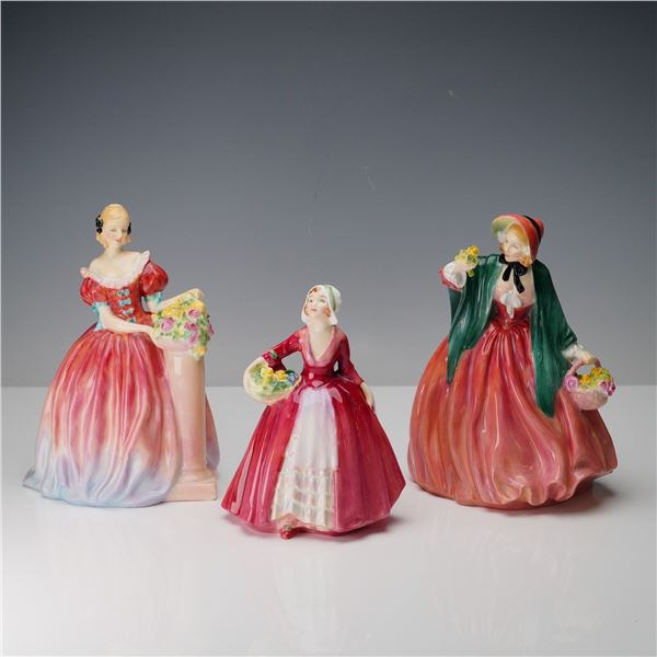 3pc Royal Doulton Figurines, Charmian, Janet & Roseanna