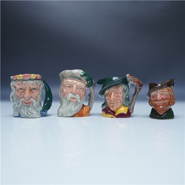 4pc Royal Doulton Character Jugs Set