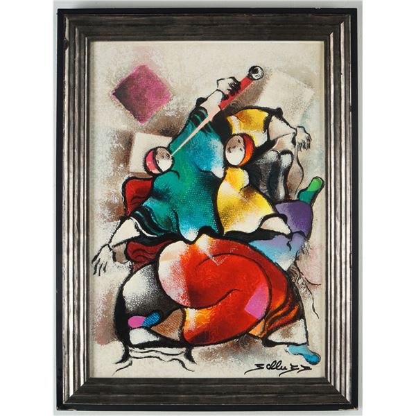 David Schluss, Serigraph on Board, Afternoon Melody - Signed