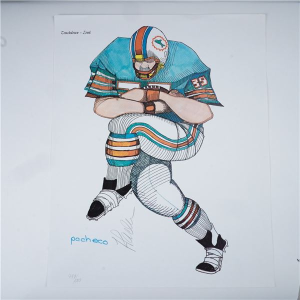 Ferdie Pacheco Limited Edition Print, Touchdown " Zonk