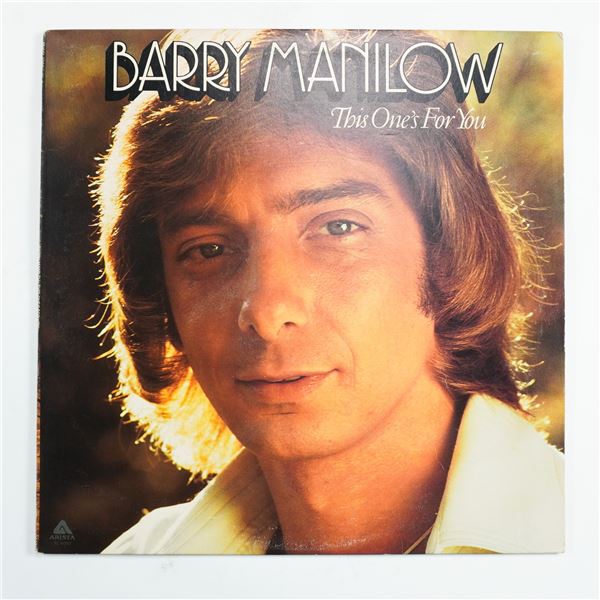 Barry Manilow, This One's For You Vinyl LP, Arista Records