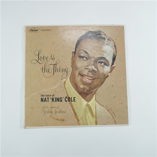 Nat King Cole Vinyl Record, Love Is The Thing