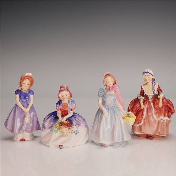4pc Royal Doulton Porcelain Figurines, Signed and Numbered HN Series