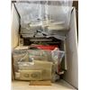 Image 2 : 3 BOXES OF ELECTRICAL SWITCHES, PLUGS AND WALL PLATES