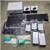 Image 1 : LOT OF NEW EPICURE COOKING SUPPLIES SET OF THREE NESTING MIXING BOWLS, TWO BURGER PRESSES THREE-IN-1