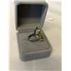Image 2 : VINTAGE SILVER WITH CAMEO RING, SIZE 6