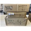 Image 1 : VIVO TRIPLE MONITOR DESK MOUNT, ROTATING LAPTOP TRAY AND DUAL MONITOR MOUNT