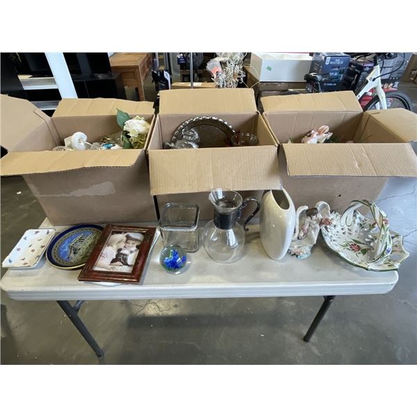 3 BOXES OF ESTATE GOODS
