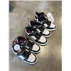 Image 1 : 6 NEW PAIRS OF ASSORTED YOUTH SIZE BOOTS AND SHOES