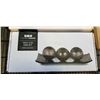 Image 2 : 2 CREATIVE SCENTS TRAY AND ORB SETS WITH SCHONWE BOWL SET