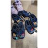 Image 2 : TWO NEW PAIRS OF SIZE 12 Y RUNNERS AND 11 Y RUBBER BOOTS INCLUDING THREE NEW PAIRS OF SIZE 7Y/8Y SLI