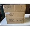 Image 1 : VIVO TRIPLE MONITOR DESK MOUNT, OFFICE CHAIR MOUNT KEYBOARD TRAY AND DUAL MONITOR MOUNT