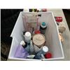 Image 2 : TRAY OF SHAMPOO, LOTION, AND TWO BOTTLES OF VITAMIN D SEALED