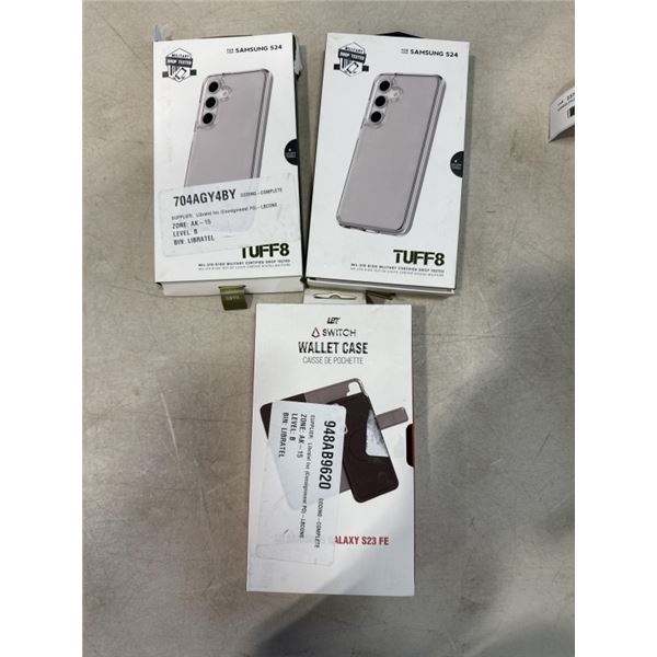SAMSUNG 23, 23FE AND 24 PHONE CASES