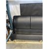 Image 2 : BLACK LEATHER QUEENSIZE BEDFRAME
