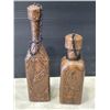 Image 1 : HANDMADE LEATHER DECORATIVE BOTTLES