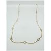 Image 1 : 2.95 ctw "Diamonds by the Yard" Diamond Necklace - 18K Yellow Gold