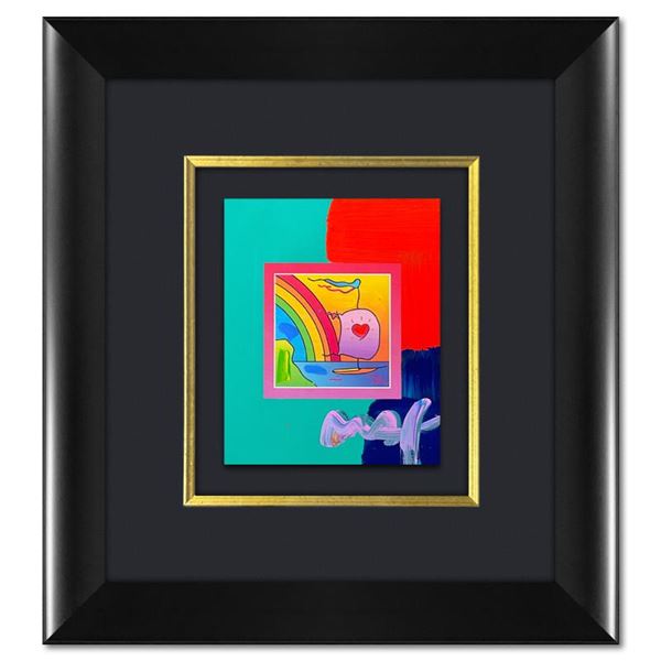 Sailboat with Heart by Peter Max