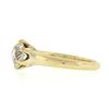 Image 6 : Antique Victorian 14k Gold 0.82 ctw Old Cushion Diamond Solitaire Engagement Rin