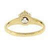 Image 7 : Antique Victorian 14k Gold 0.82 ctw Old Cushion Diamond Solitaire Engagement Rin