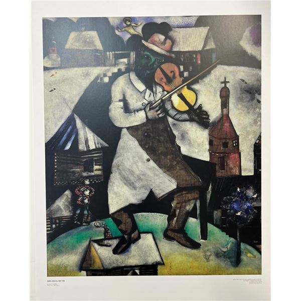 De Violist - The Fiddler by Chagall, Marc