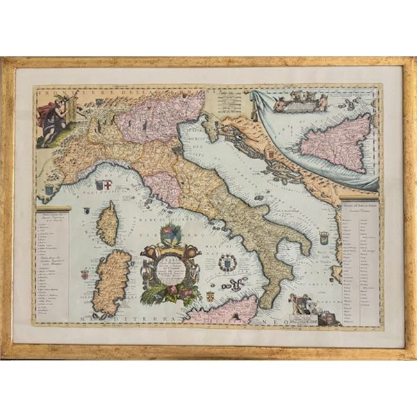 Old World Map of Italy by unknown