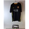 Image 1 : Xavi Autographed Barcelona Jersey with Certificate of Authenticity- L