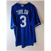Image 2 : Chris Taylor Los Angeles Dodgers Autographed Jersey with Certificate of Authenticity- XL