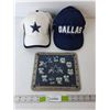 Image 1 : (2) Dallas Cowboys Hats & Mousepad