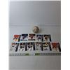 Image 1 : Autographed Softball, (11) Enlarged Upper Deck Hockey Cards