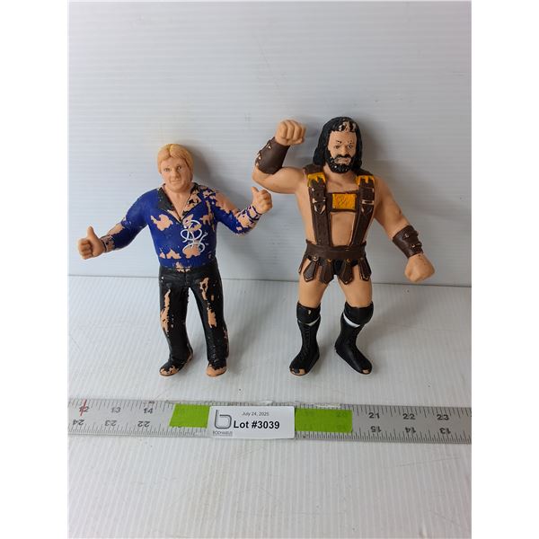 1986/87 Hercules Hernandez & Bobby Heenan Wrestling Figurines