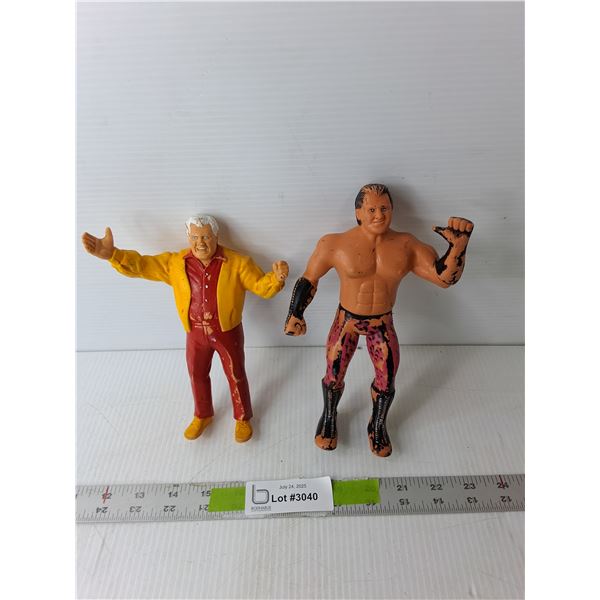 1985/86 Brutus Beefcake & Freddie Blassie Wrestling Figurines