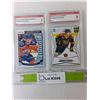 Image 1 : (2) Connor Mcdavid Graded Hockey Cards, Cannot Authenticate
