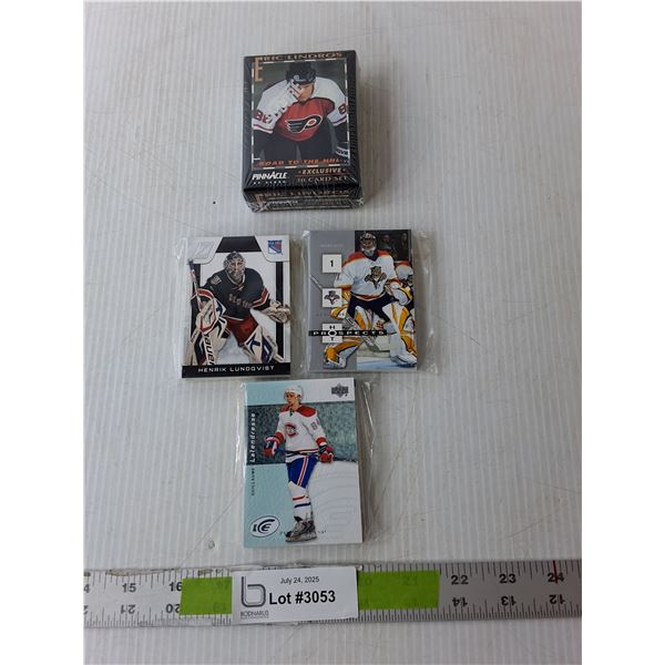 (4) Sets of Professional Hockey Cards, Cannot Authenticate