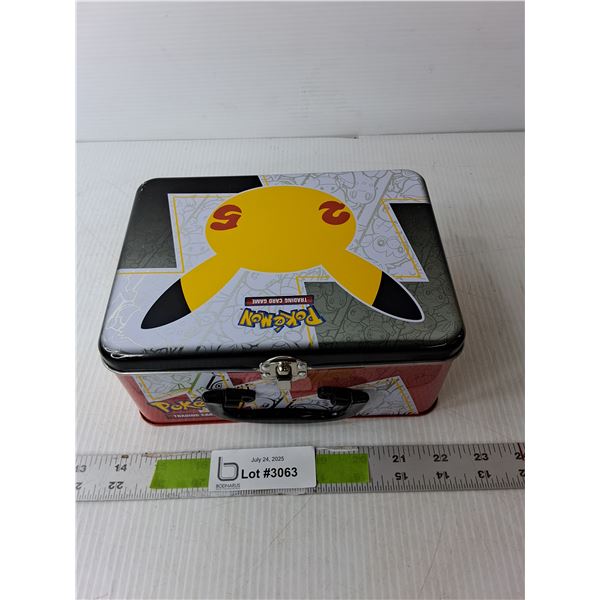 Lot of Pokemon Trading Cards & Tin- Cannot Authenticate
