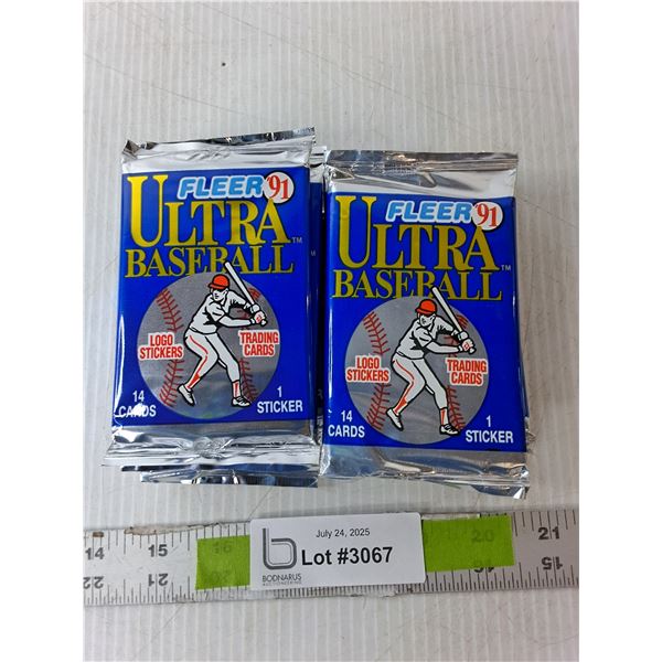 (13) Sets of Fleer 1991 Ultra Baseball Cards, Sealed