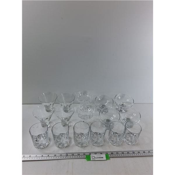 (16) Assorted Glasses - As Is