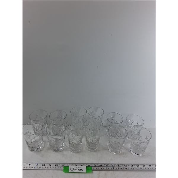 (12) Crystal Glasses