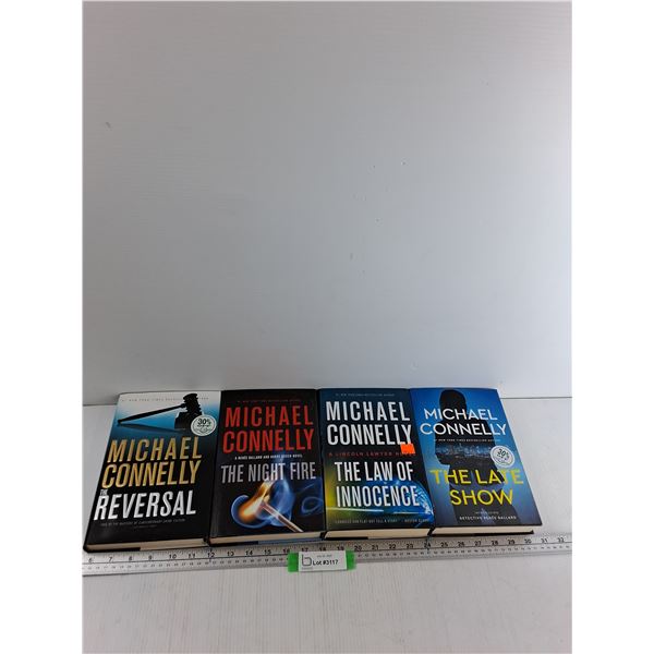 (4) Books - The Reversal, The Night Fire, The Law Of Innocence, The Late Show