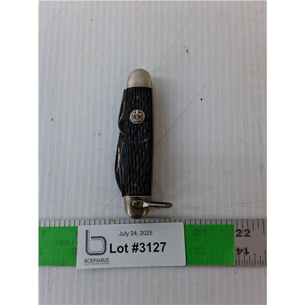 Vintage Boy Scouts Pocket Knife 6.25" Long