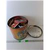 Image 1 : Christmas Storage Tins & Decorations Up to 11" Tall
