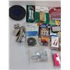 Image 3 : Assorted Home Hardware, Electrical Terminals, Bolo Tie, Misc.