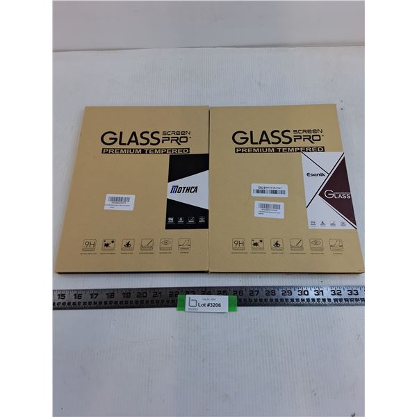 (2) Glass Screen Pro 2-packs - Sealed